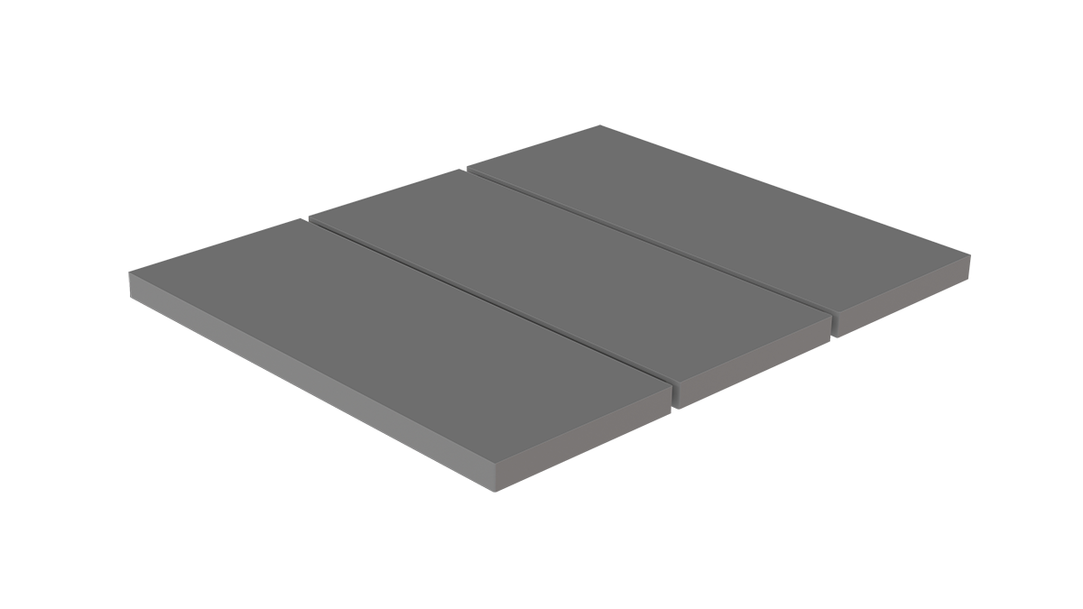 kostka 40x100x8 - steely