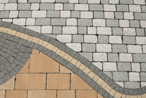 Przykład współczesnej kostki brukowej Białystok