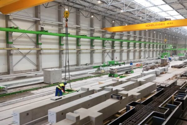 Zaklad produkcji prefabrykatow betonowych w Suwałkach