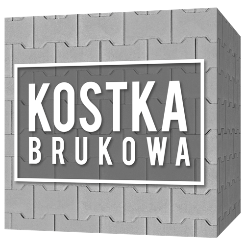 kostka brukowa 500px - zdjęty szary