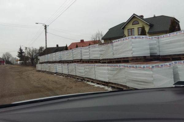 Palety z kostką brukową dekoracyjną Białystok