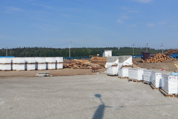 Wyroby betonowe na tartaku w Białymstoku