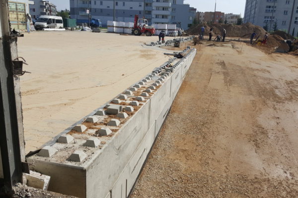 Beton bloki przy realizacji FSO Białystok