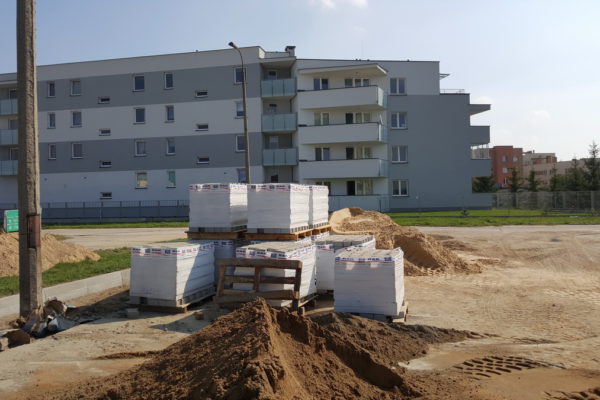 Białystok FSO z kostką brukową z fazką