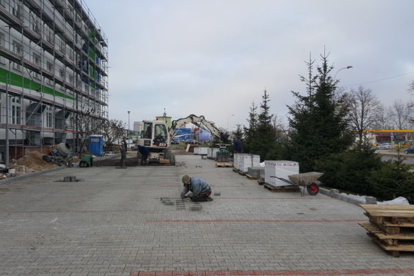Kostka brukowa młotek na Składowej Białystok