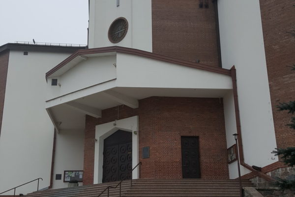 Kościół z kostką brukową z Białegostoku