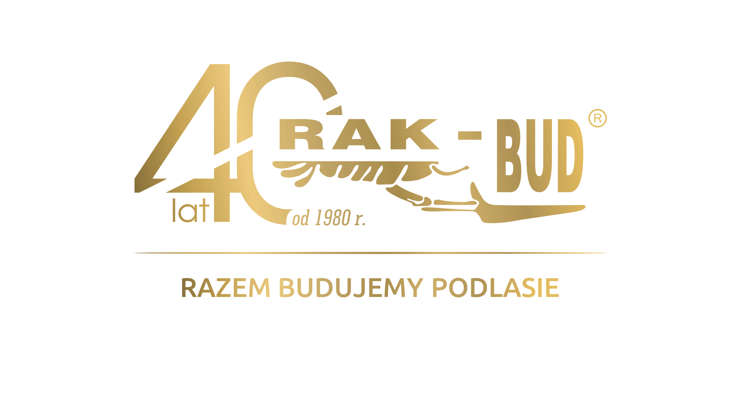 RAK-BUD złote logo Białystok