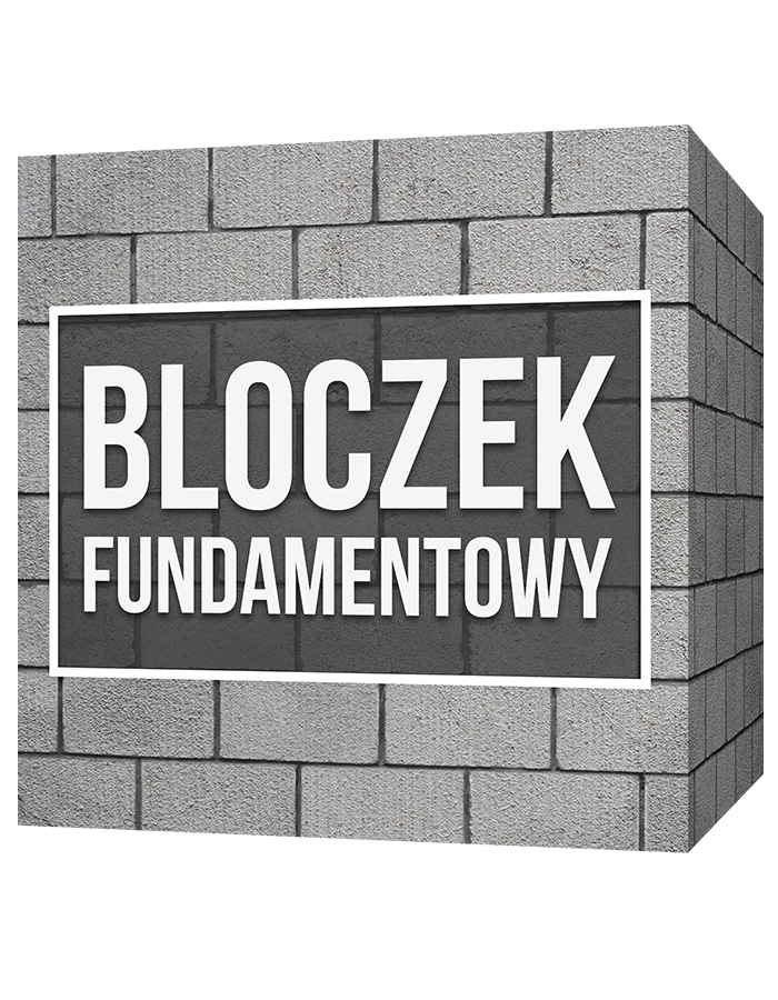 Bloczek fundamentowy betonowy